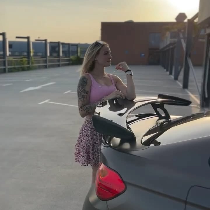 Instagram post by @saarah_g20 for Continental Reifen. Caption reads: Never play the idgaf game with me, I’ll drop you....