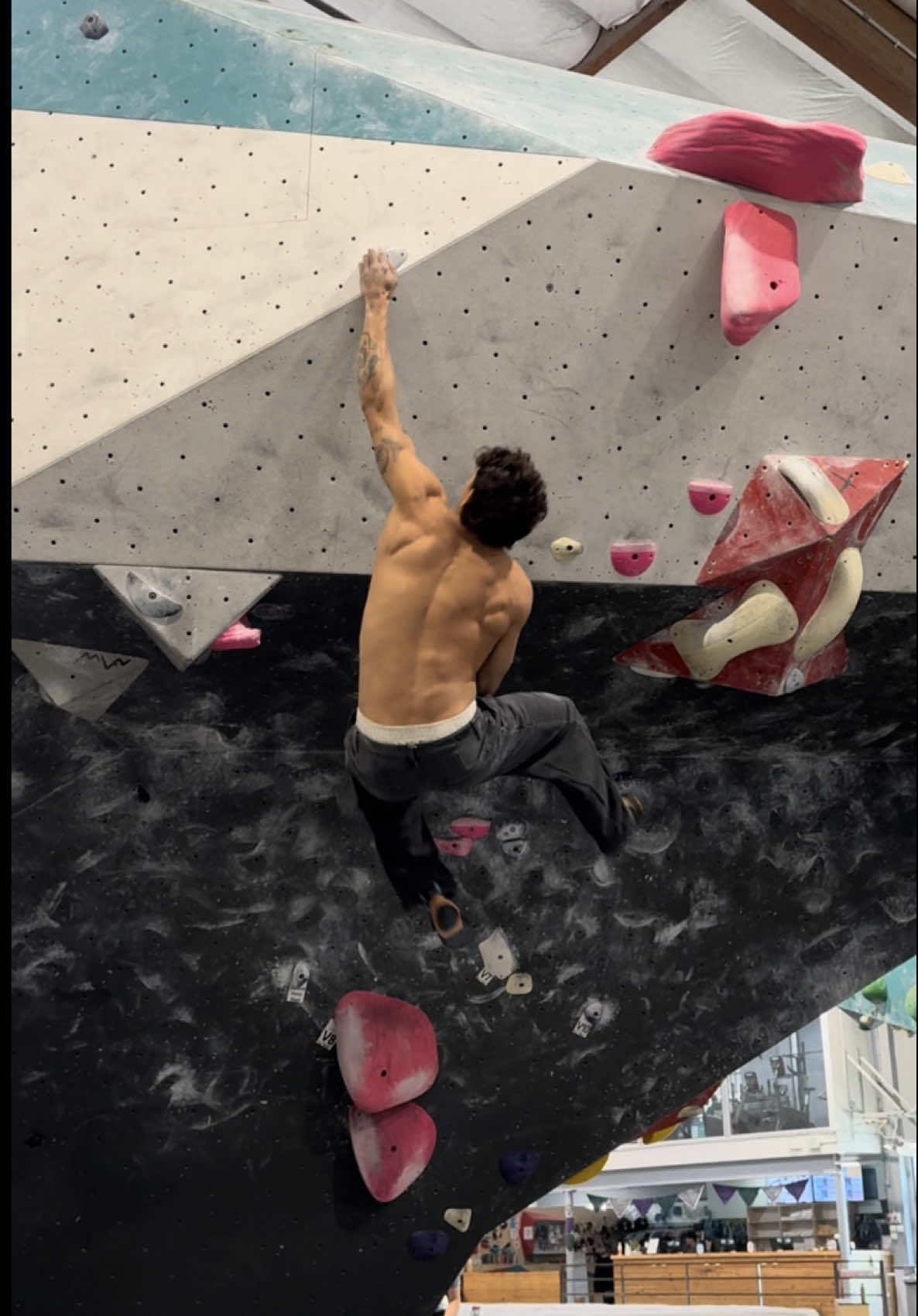 TikTok post by @kaseykerbox for Six Star Pro Nutrition. Caption reads: Climbing day 💪🏼 Fueling my gains with creatine.....