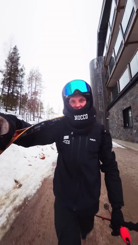 Instagram post by @ville.petter for Nocco. Caption reads: AD/ PR event by @noccofinland Super fun days in....