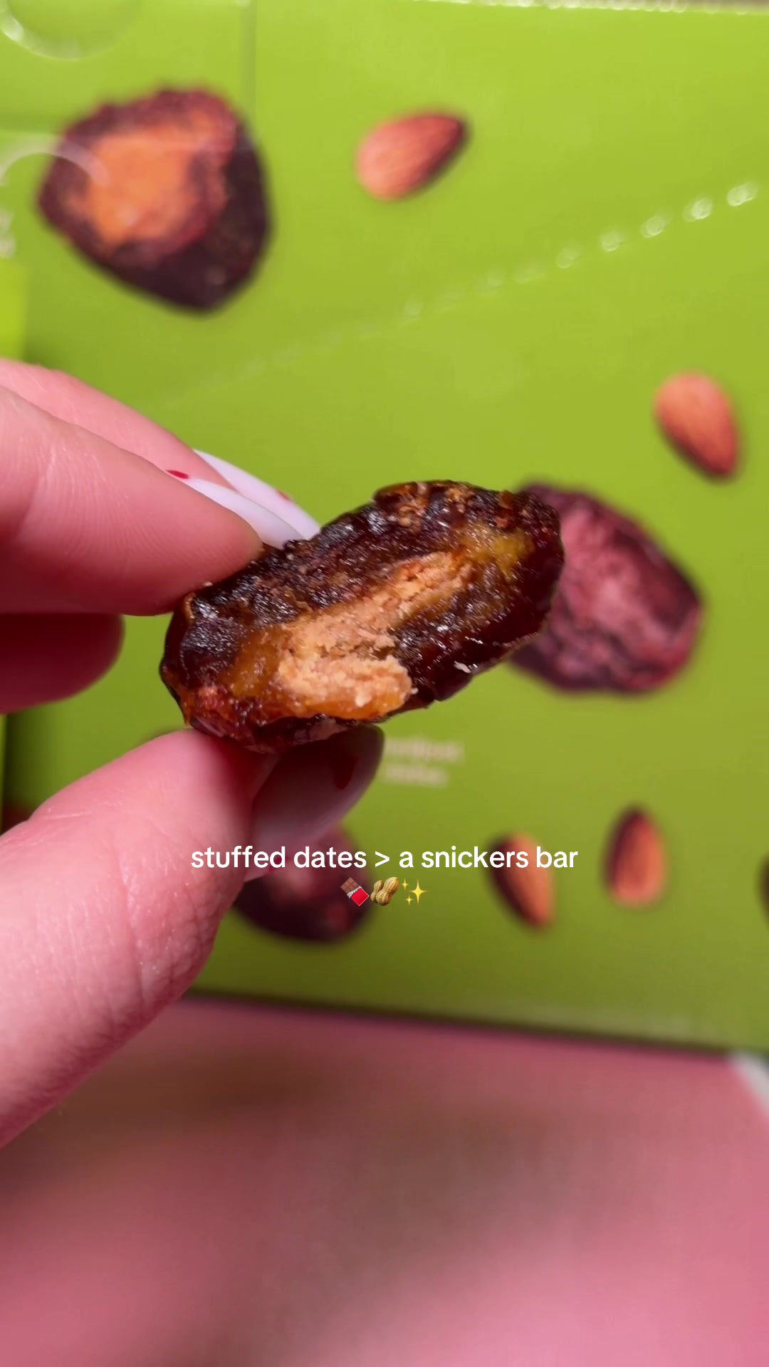 TikTok post by @nikachka0 for Realsy. Caption reads: [...] #healthydessert #sweettreat #quicksnack....