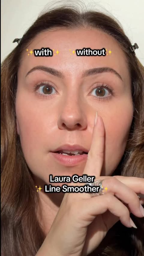 Instagram post by @roseandben for – Laura Geller. Caption reads: AD✨ SAVE THIS if you want smoother concealer....