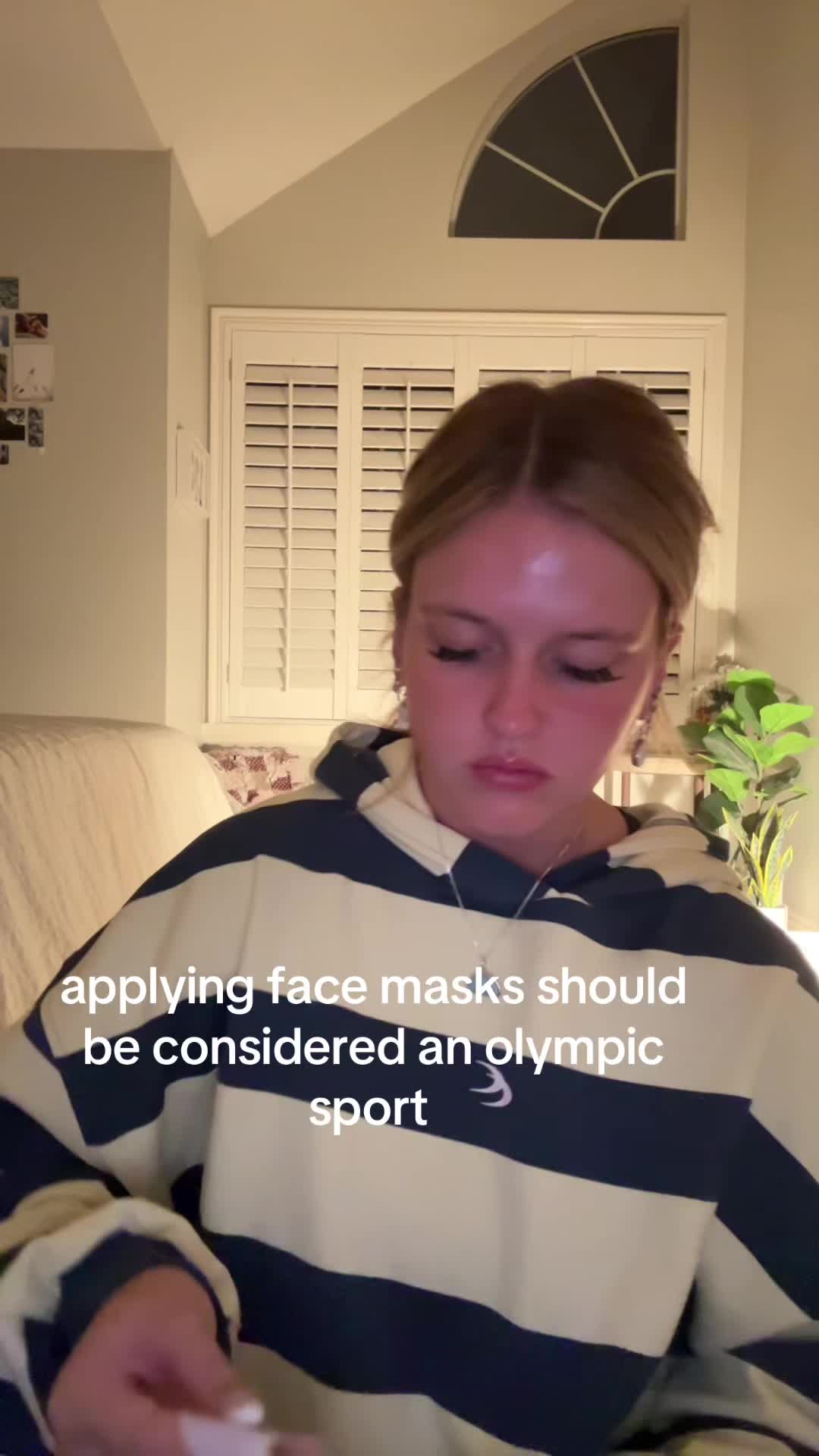 TikTok post by @rylie_martin07 for SCUFFERS. Caption reads: because why am i sweating @SCUFFERS #facemask....