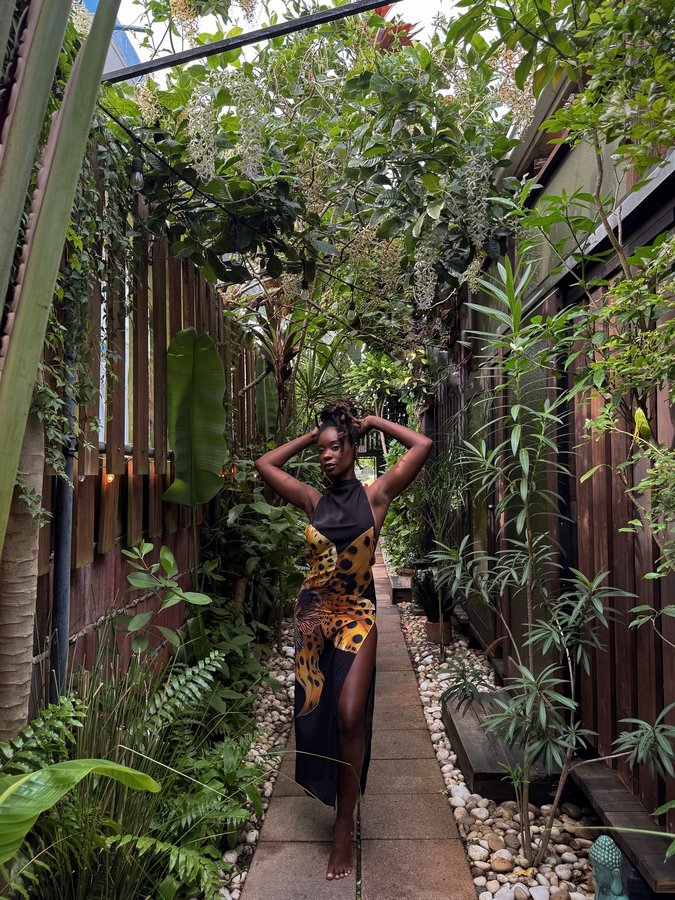 Instagram post by @blossomeffect_ for Discover Puerto Rico. Caption reads: I am on vacation so y’all know I had to leave....