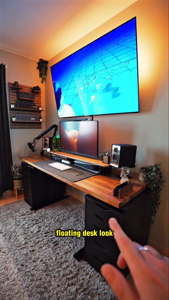 Instagram post by @brian.qk for Autonomous. Caption reads: Comment “desk” and I’ll send the 🔗 to the....