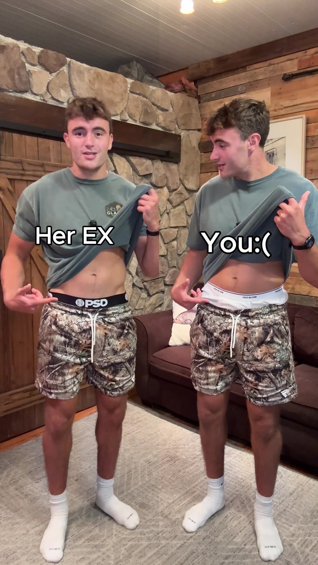 TikTok post by @isaacsshop for Prime Scaffold & Structural Designs Limited. Caption reads: You vs her ex 😬 @PSD Underwear #underwear....