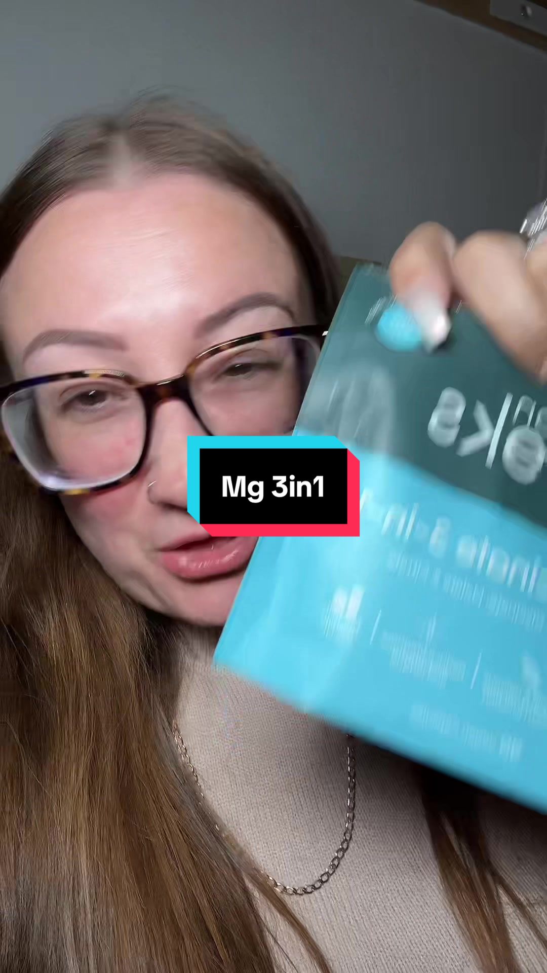 TikTok post by @clairewalton21 for Nutrition Geeks. Caption reads: 😴✨ Relax, recharge & recover with Magnesium....