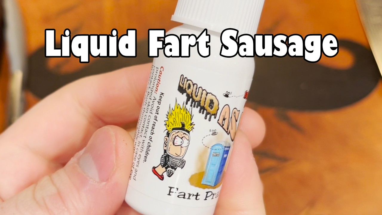 YouTube post by @OrdinarySausage for Helix Sleep. Caption reads: Liquid Fart Spray Sausage.