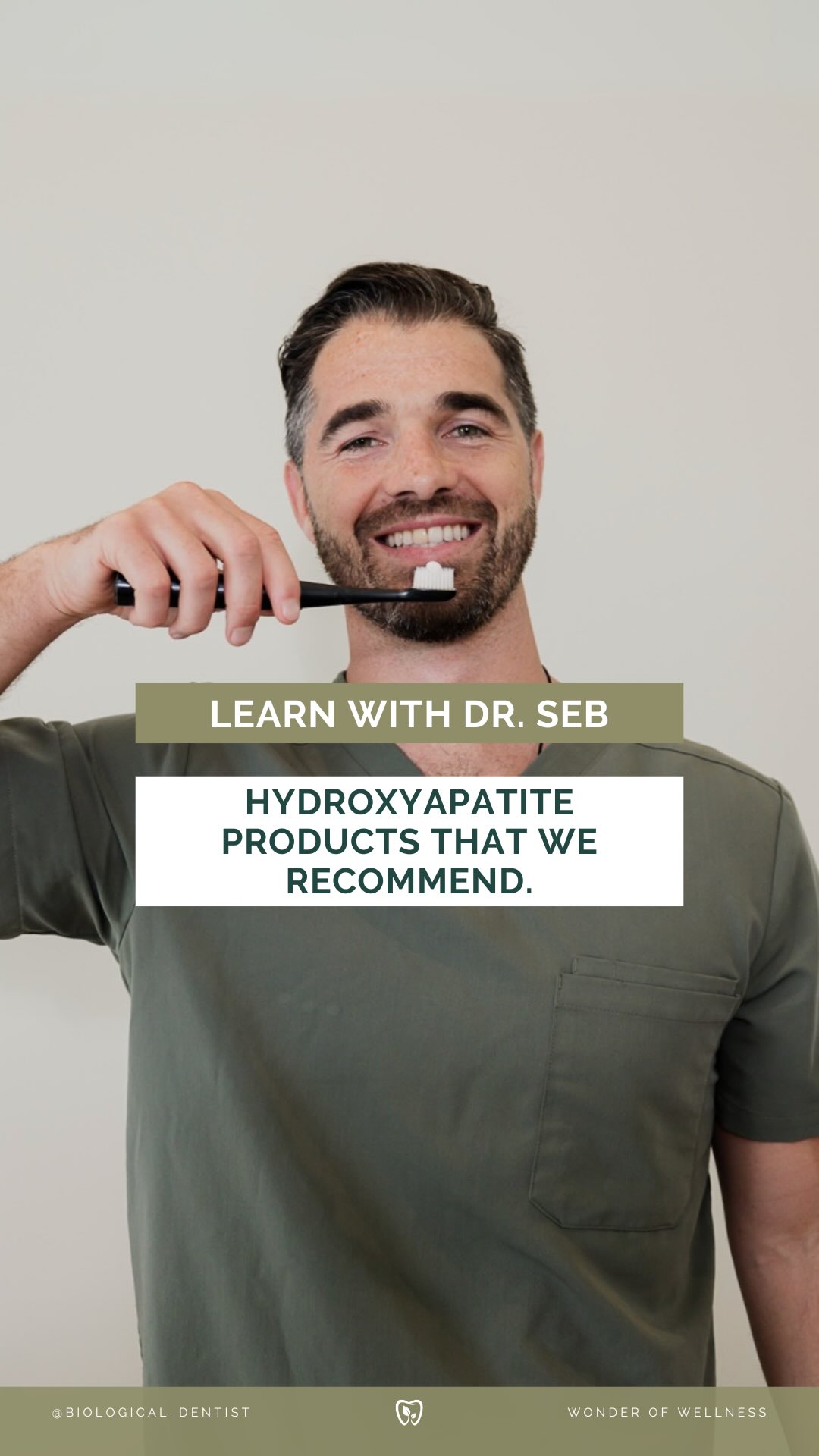 Instagram post by @biological_dentist for Healf. Caption reads: [...] experience sensitivity.

Our friends at....