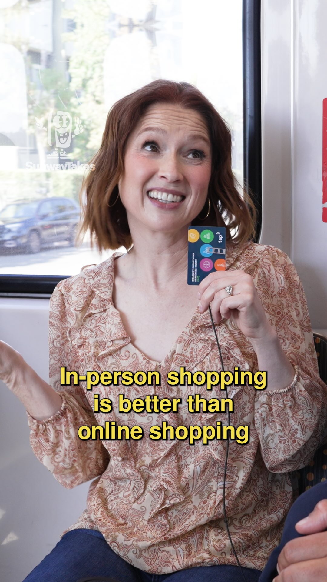 Instagram post by @elliekemper for Kohl's. Caption reads: Episode 550: In person shopping is better than....