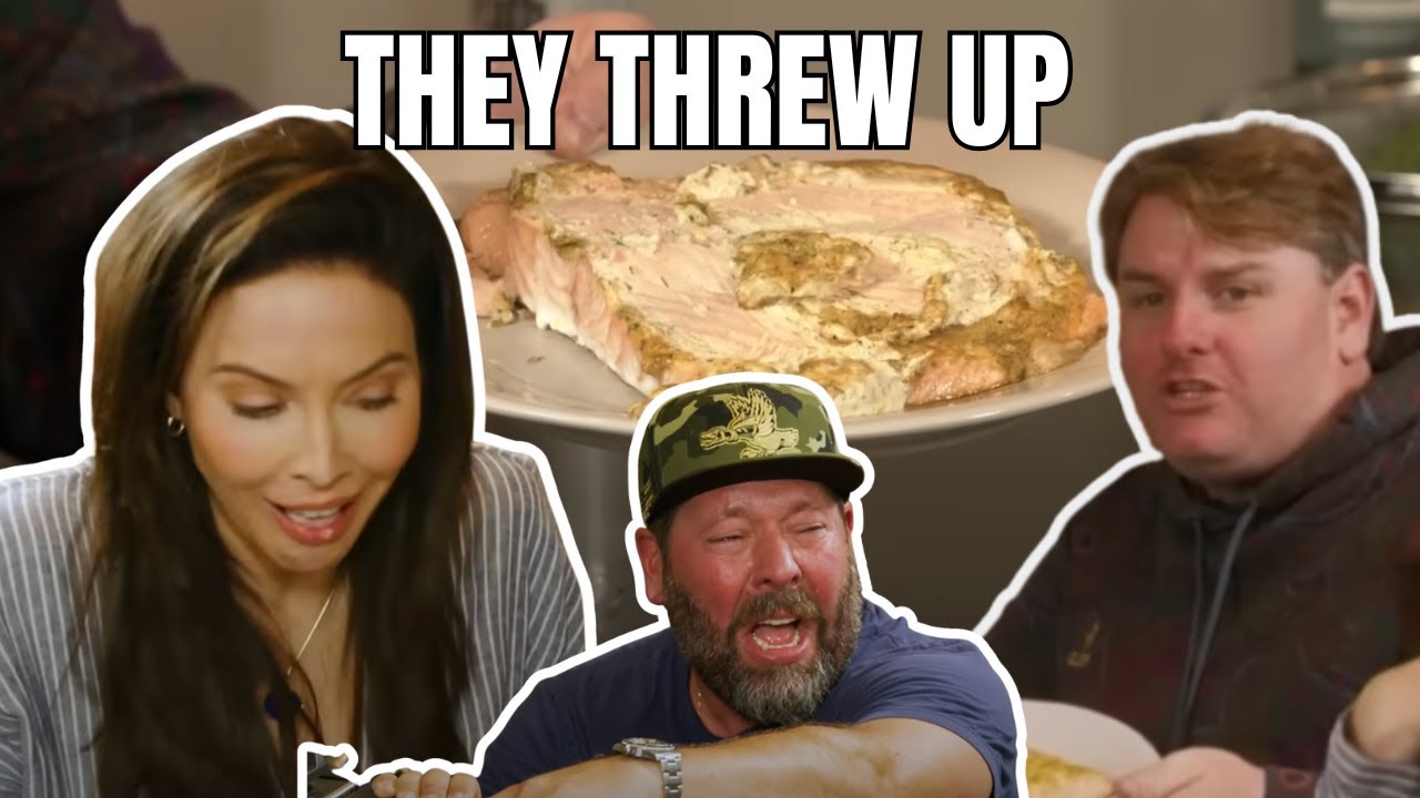 YouTube post by @bertkreischer for Made In Cookware. Caption reads: I Make Whitney and Tim (Almost) Throw Up.