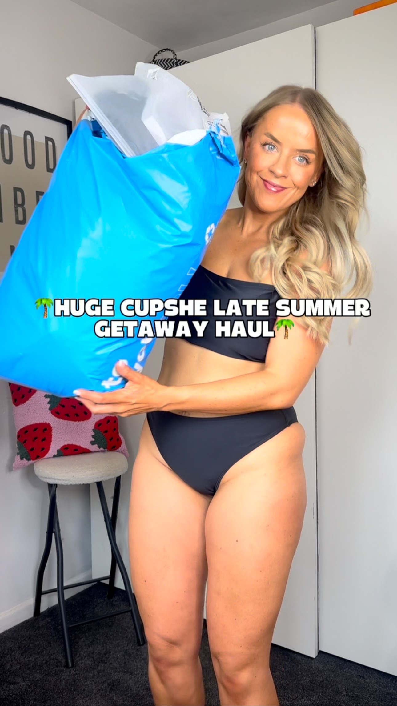 Instagram post by @sammipamela for Cupshe. Caption reads: CALLING ALL LATE GETAWAYERS!! 😍🤭 @cupshe have....
