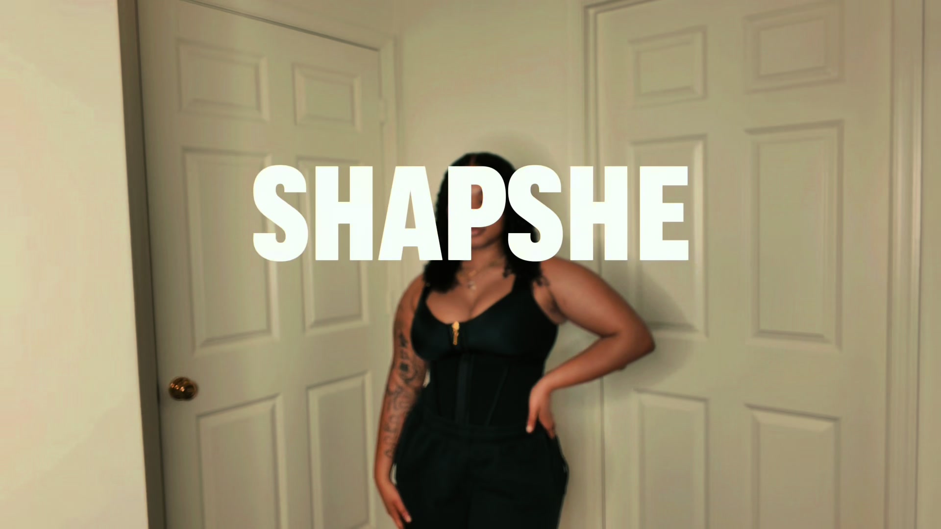 TikTok post by @kayalemac for SHAPSHE US. Caption reads: The one I’m wearing is a size medium and I’m 5’2”....