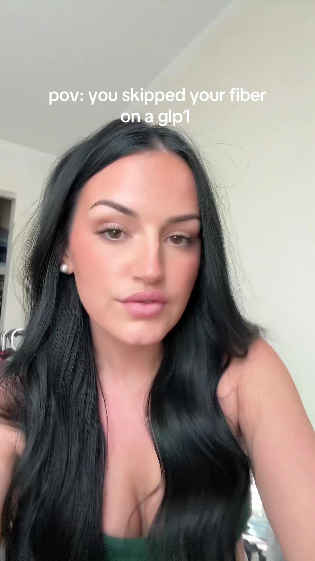 TikTok post by @sydneejones02 for LiquidPlus. Caption reads: yup, ✨ constipation ✨ … the side effect no one....