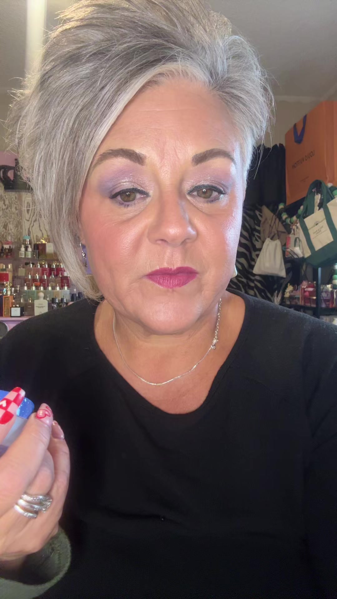 TikTok post by @heatherohlman for Doll 10 Beauty. Caption reads: @Doll 10 Beauty #settingpowder #smoothskin [...].