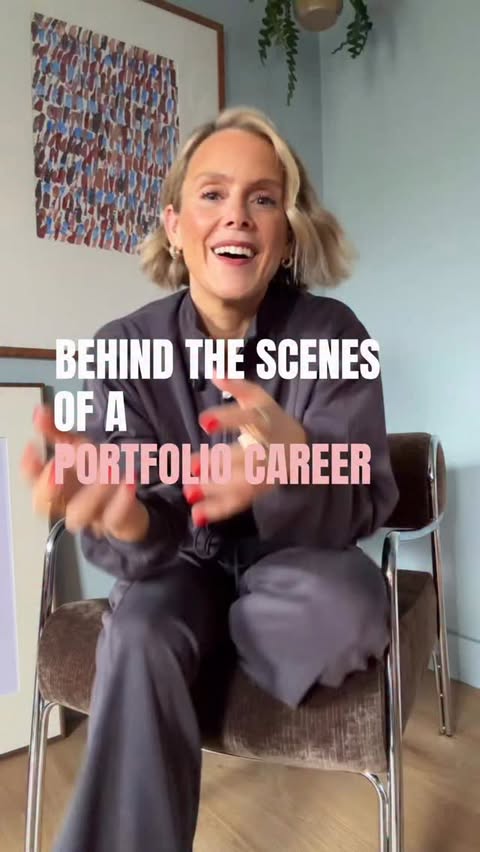 Instagram post by @laurenspearman for The Guardian. Caption reads: #ad From the outside, a portfolio career looks....