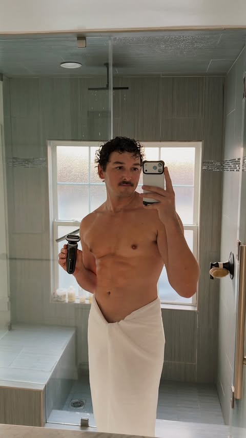 Instagram post by @stevenfingar for Braun. Caption reads: #ad #BraunPartner Today’s the day I shave off my....