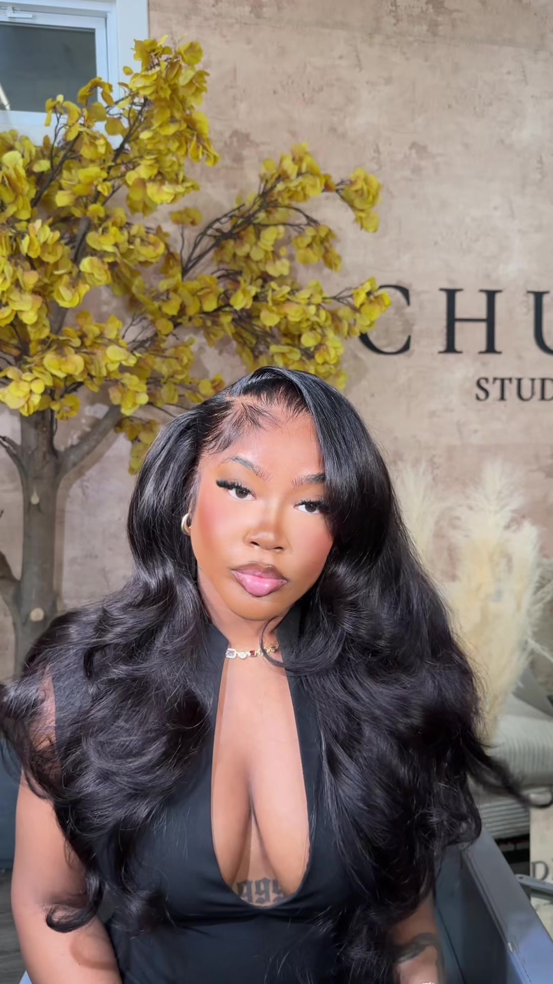 TikTok post by @latoyachungsmith for Cynosure Hair. Caption reads: [...] OWN HAIR , THATS SAD ! 🥹 HAIR FROM@Cynosure....