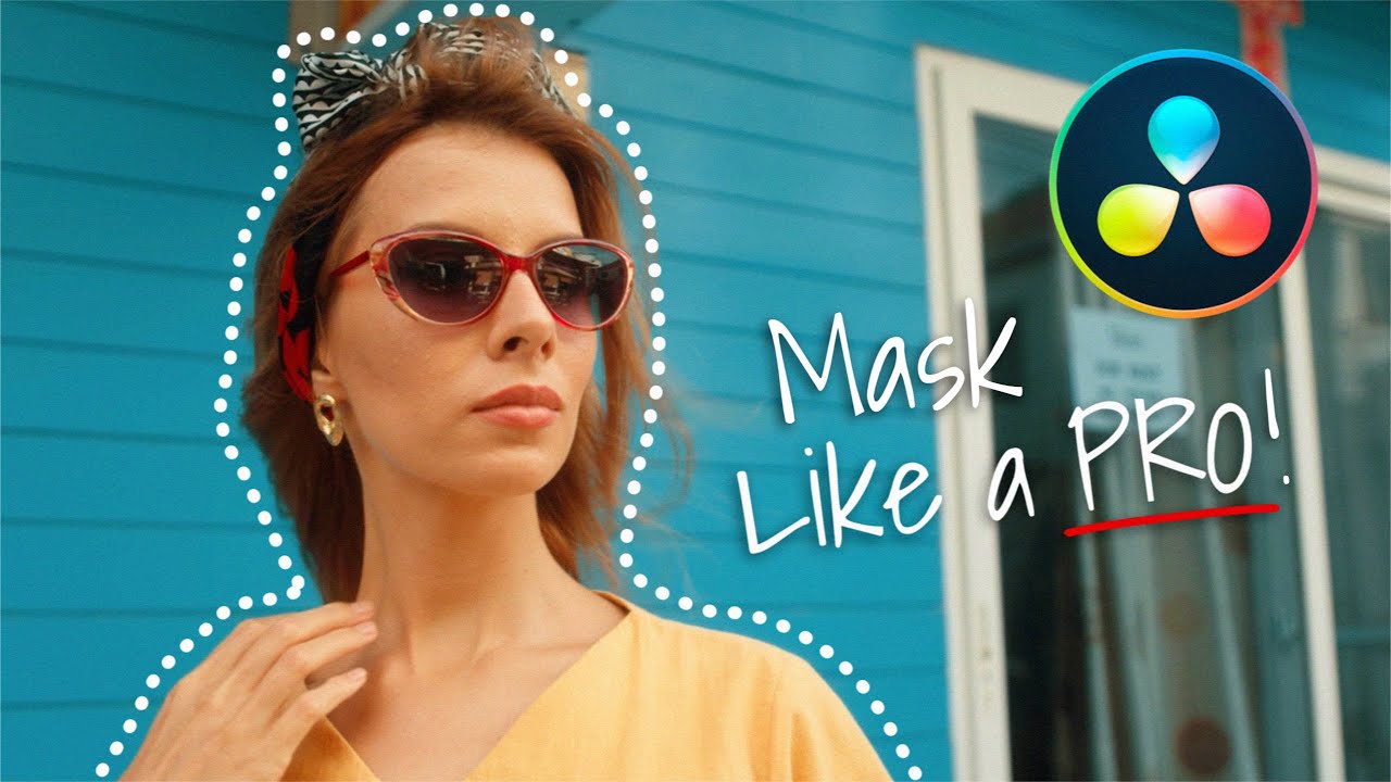 YouTube post by @JorisHermans for Audiio. Caption reads: Turn MAGIC MASK into [Almost] REAL MAGIC! DaVinci....