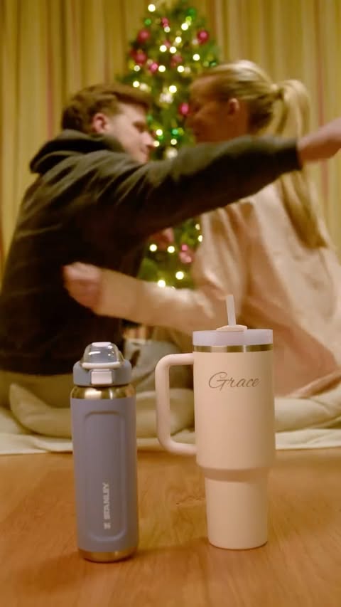 Instagram post by @lucabish for Stanley 1913. Caption reads: The perfect gift 🎁🎄@stanley_europe AD.