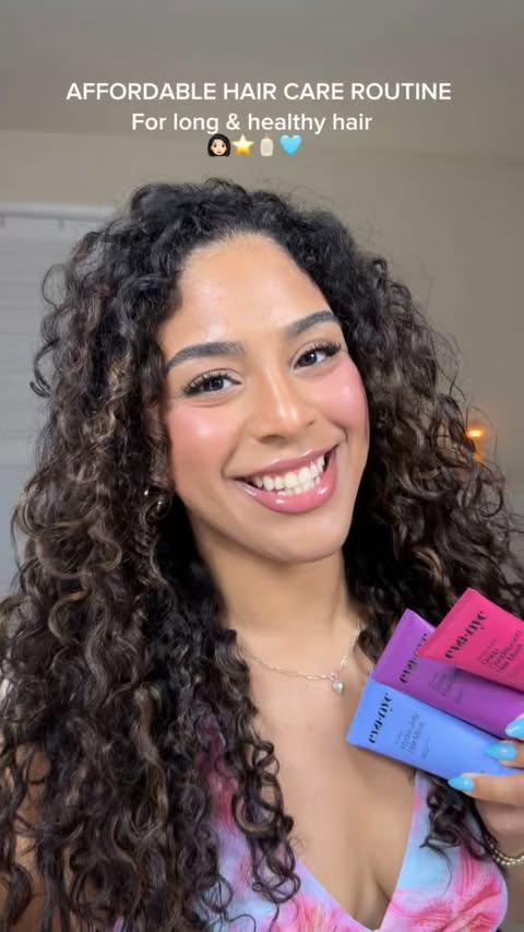 Instagram post by @karsace_ for Eva NYC. Caption reads: [...] I don’t know which products to use 🤍 Eva....