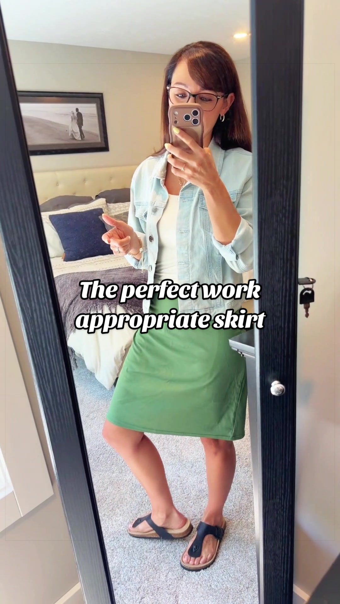 TikTok post by @allthingsnichole for Real Essentials. Caption reads: [...] are too short! These are perfect! @Real....