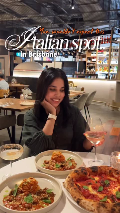 Instagram post by @rashi_exploringbrisbane for FCBA Community. Caption reads: A little slice of Italy right here in Brisbane....