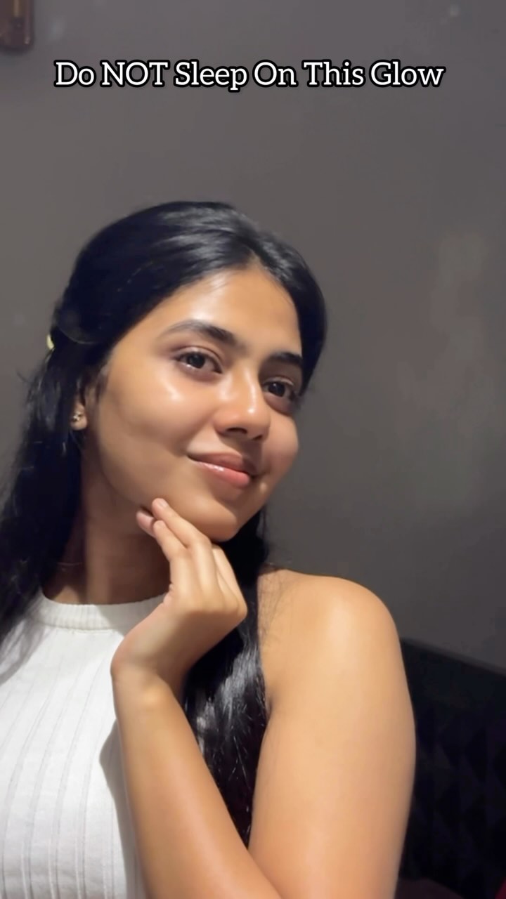Instagram post by @nandsskin for Vaseline. Caption reads: #AD  Radiance without the residue ✨ I’m hooked on....