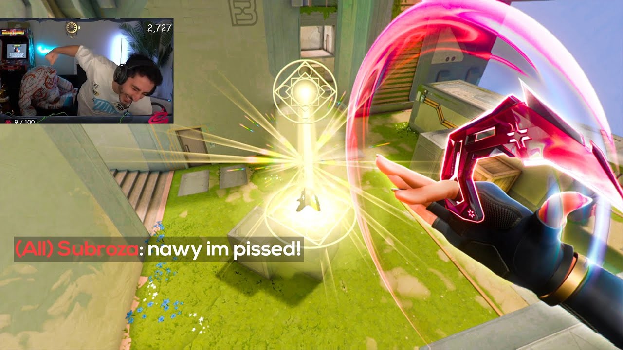 YouTube post by @nawyFPS for OBSBOT. Caption reads: Tilting Radiant Streamers with Perfect Aim.