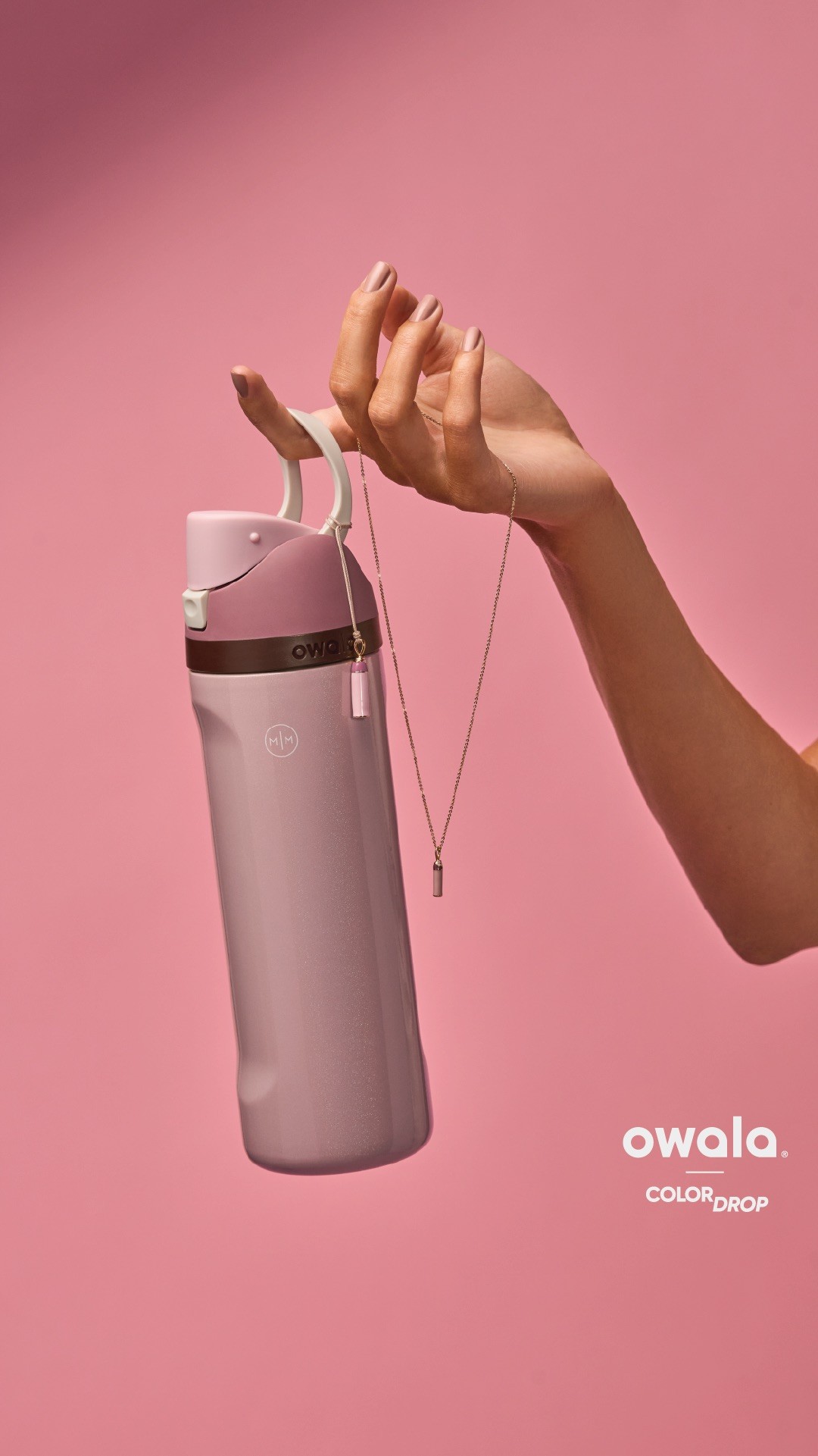 Instagram post by @madebymary for Owala. Caption reads: [...] & tag your people 
🩷Follow @owala +....