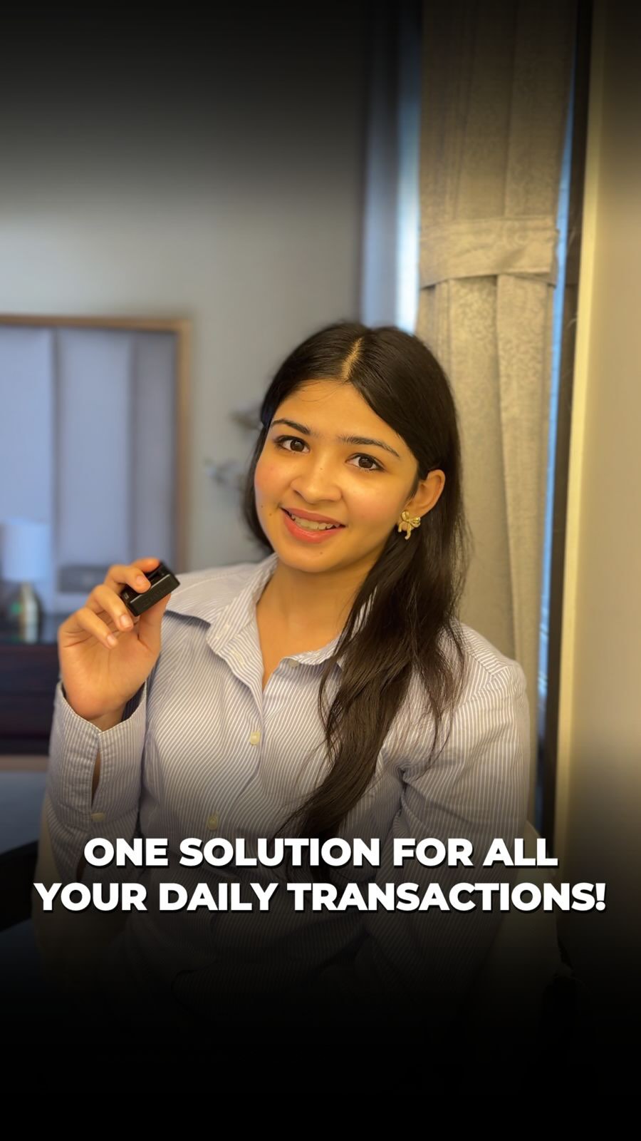 Instagram post by @ca.sakchijain for HDFC Bank. Caption reads: Managing all payments from one bank account can....