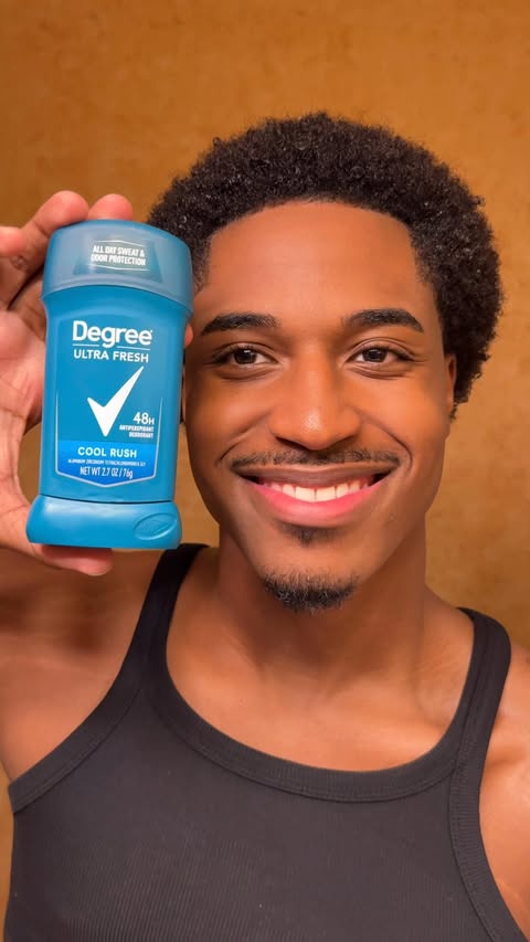 Instagram post by @jabari2.0 for Degree. Caption reads: #DegreePartner Staying cool is more than a word....