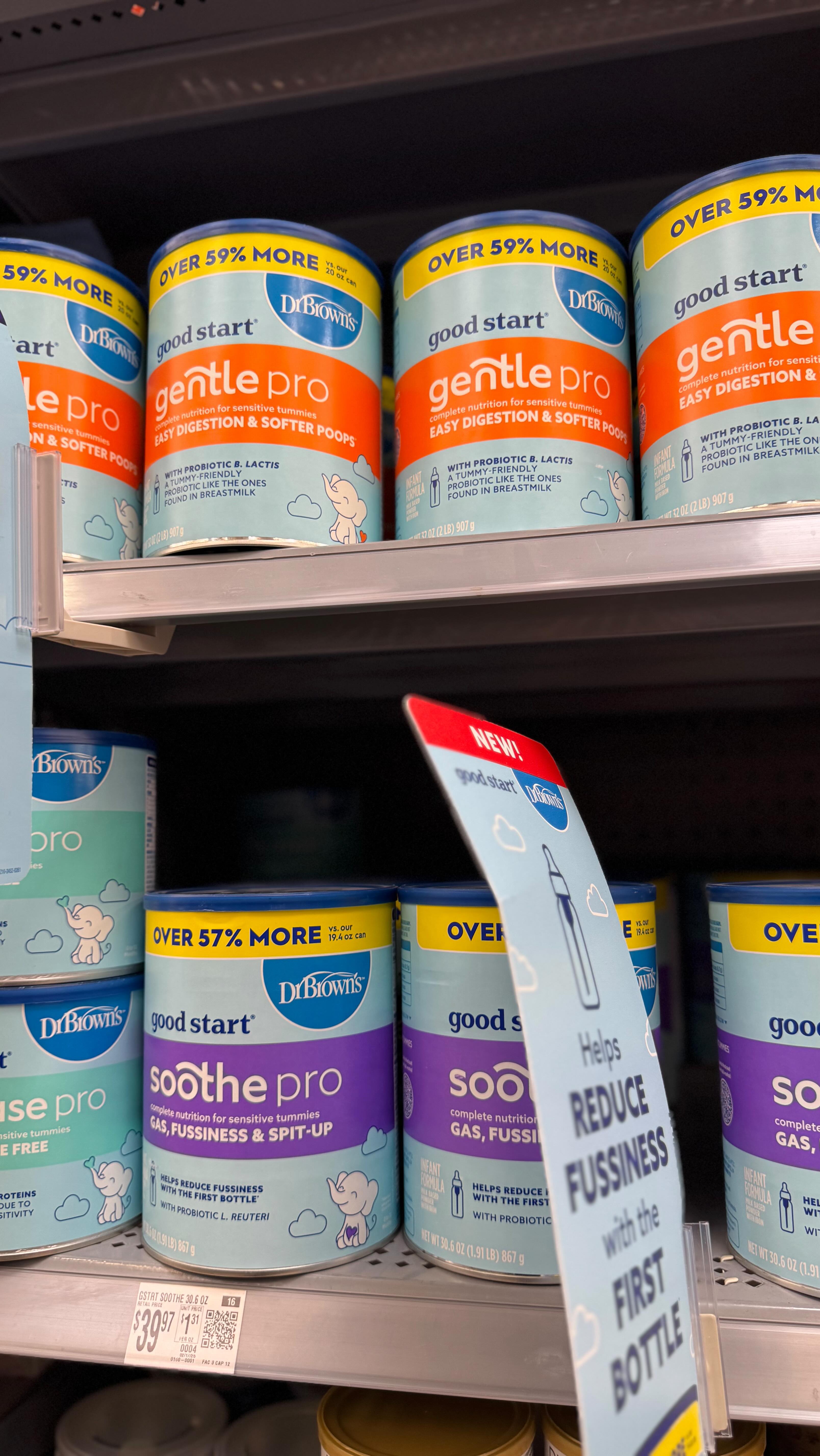 Instagram post by @walmartgems for Dr Browns. Caption reads: #ad #GoodStartxDrBrownsPartner If you know the....