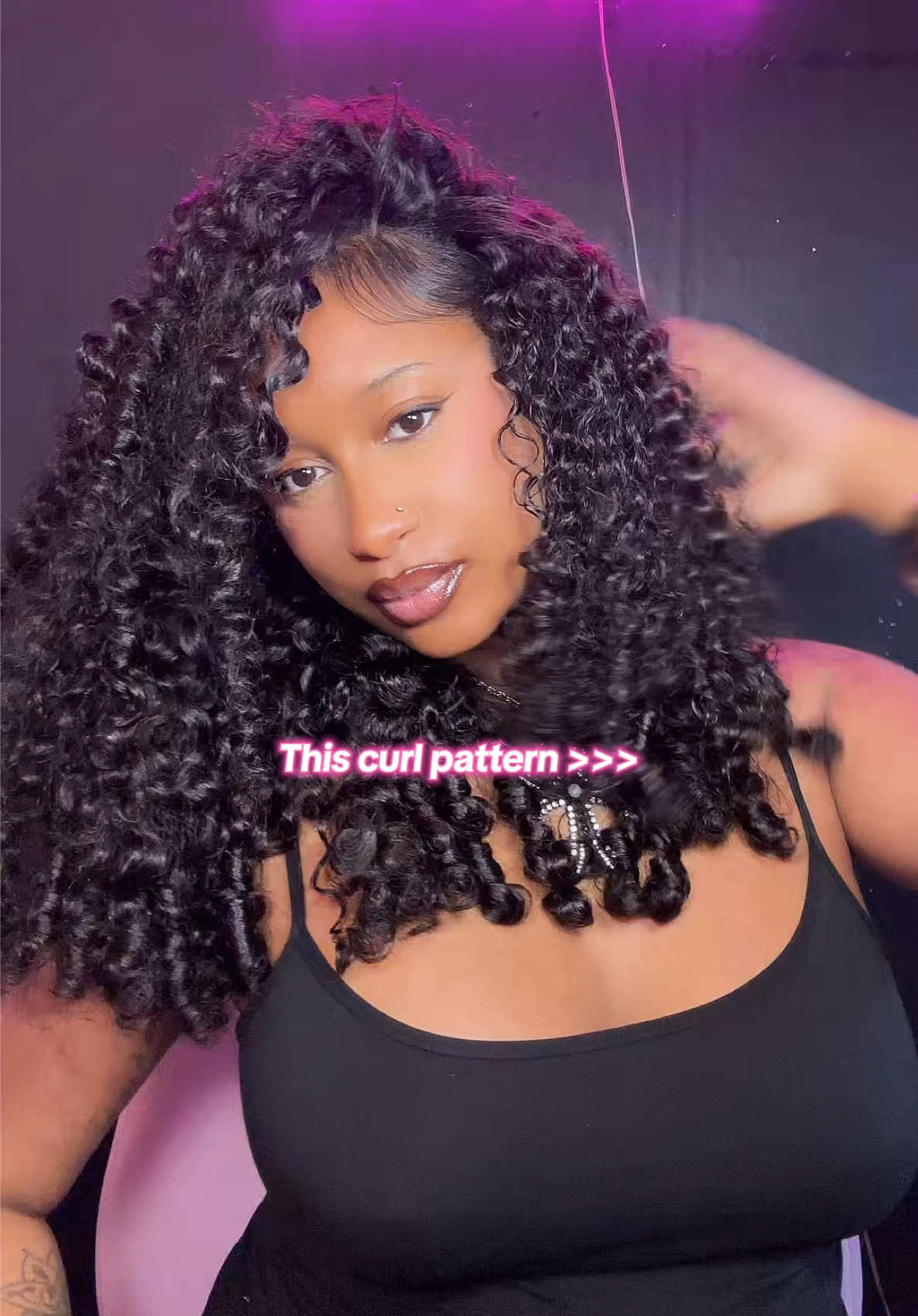 TikTok post by @ashcat_ for iseehair. Caption reads: Sooo obsessed 😍🎀 @ISEEHAIR #fyp #foryoupage....