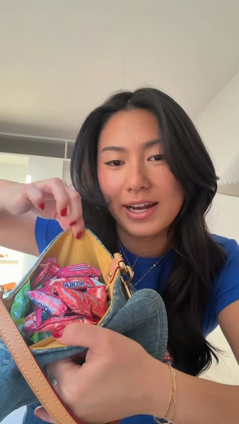 Instagram post by @itsnataliepark for HI-CHEW. Caption reads: This is your sign to bring HI-CHEWs with you on....