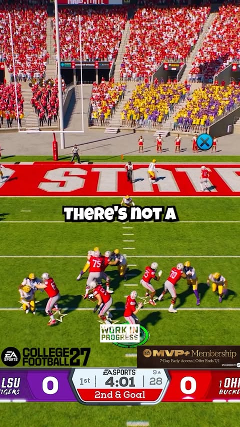 Instagram post by @akaelectrotv_ for Electronic Arts. Caption reads: Top 5 MOST OverPowered Players in College Football....