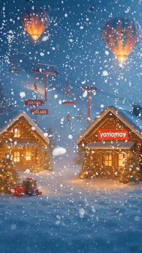 Instagram post by @yamamaymanofficial for Yamamay. Caption reads: [...] world of @biancacedrone. 🛍🎅🏻🎄⛷❄⛄🔮....