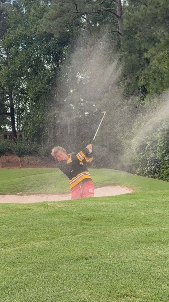 Instagram post by @methgolfs for Caddy Splash. Caption reads: Tap it in. Just tap it in @caddysplash 
-
-
#golf....