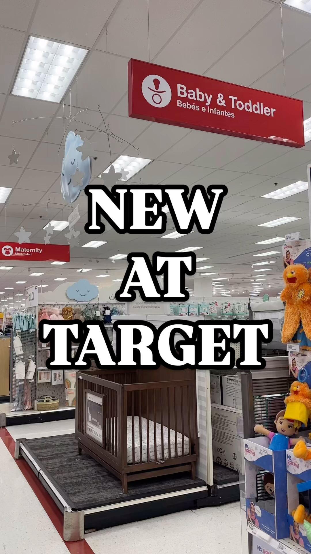 Instagram post by @targetpursuit for Delta Children. Caption reads: NEW @deltachildren baby products at @target 🎯....