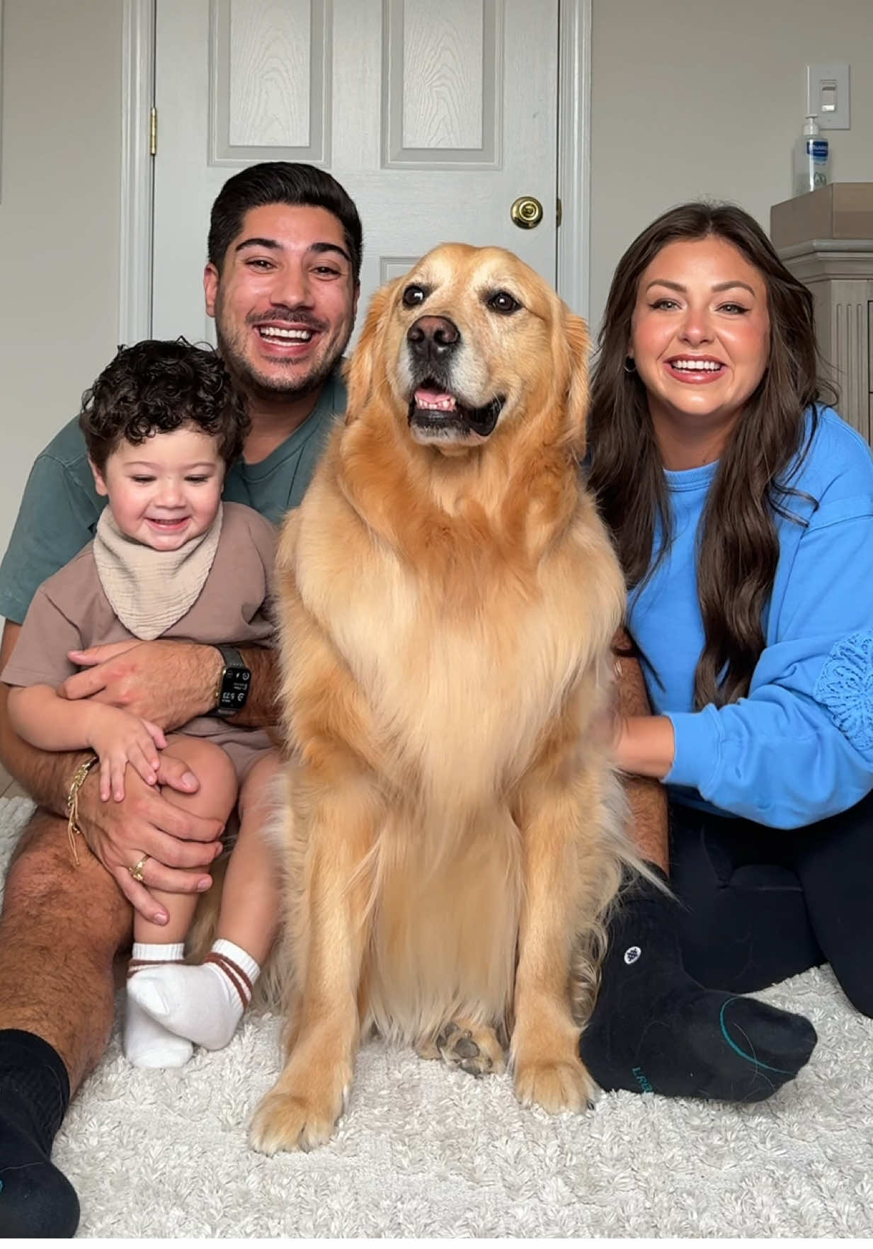 TikTok post by @beaunosebones for Purina. Caption reads: #ad Frankie is always making sure Beau shines his....