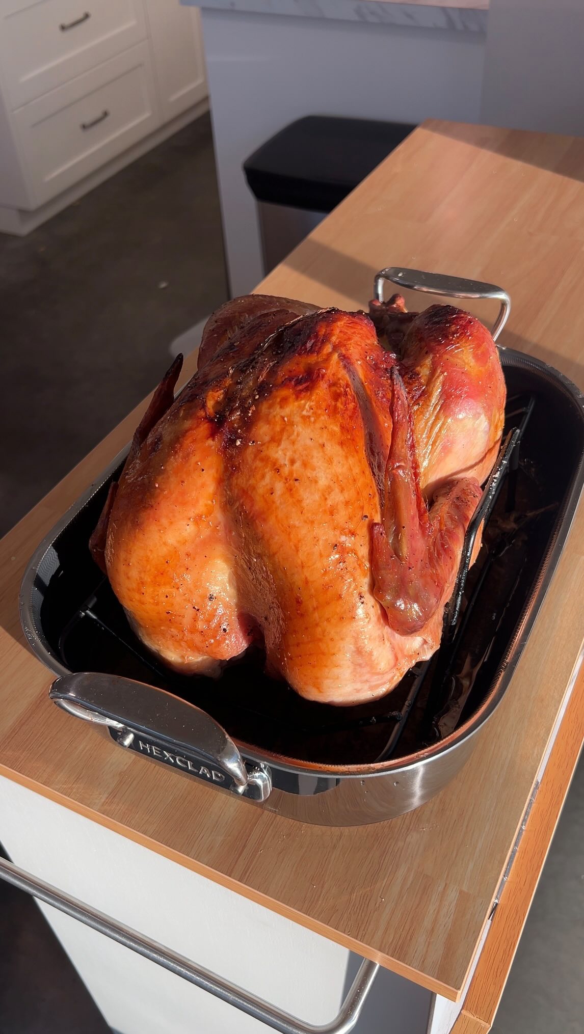 Instagram post by @theredbowlofficial for HexClad. Caption reads: Happy Canadian Thanksgiving!🇨🇦✨

Build my dream....