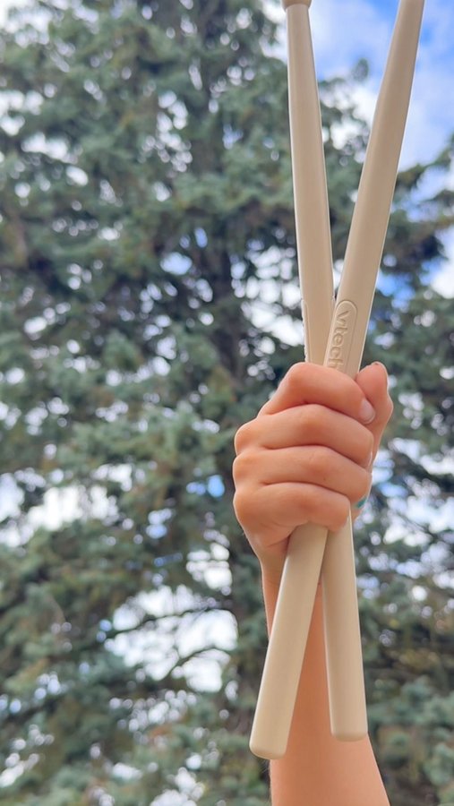 Instagram post by @khloekuriatnyk for VTech Toys USA. Caption reads: I always knew he was destined for stardom… I just....