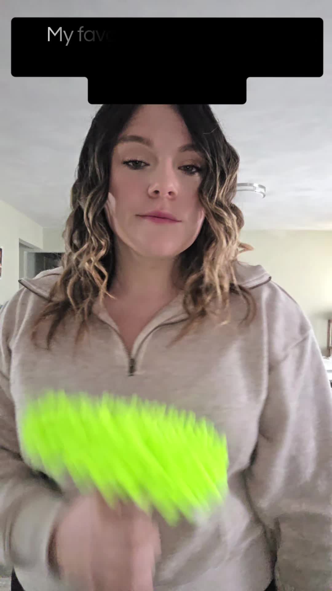 TikTok post by @kaleilynn97 for Keepow. Caption reads: [...] these attachments! #ocedarmop #mophead....