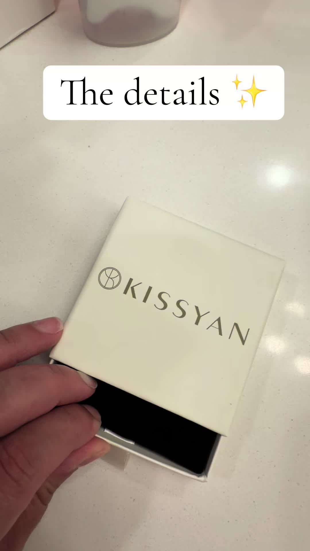TikTok post by @mamadmcneils2.0 for KissYan Jewelry. Caption reads: #jewelry #momtok #mothersday #birthstone....