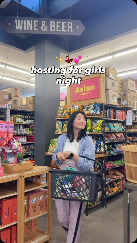 Instagram post by @alicecsun for World Market. Caption reads: upgraded girl’s night with ALL of @worldmarket....