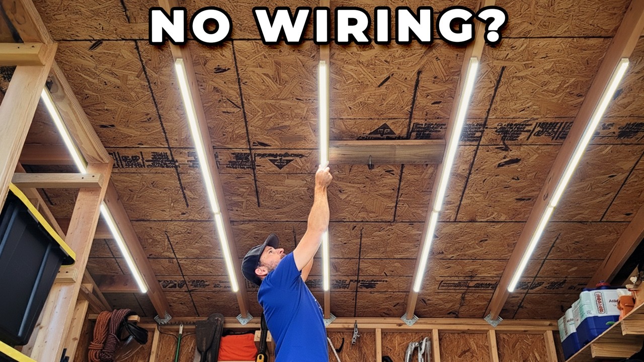 YouTube post by @Fixthisbuildthat for Jackery. Caption reads: [...] to your shed the easy way Sponsored by....