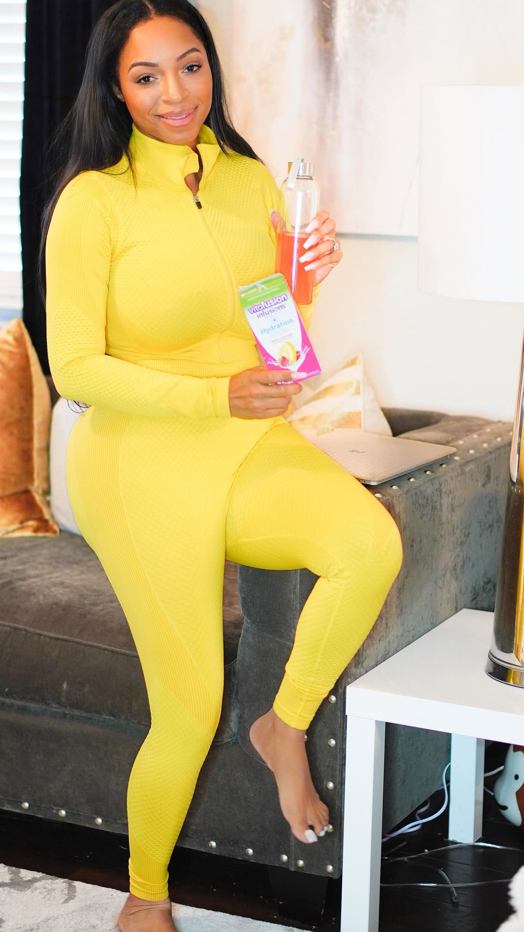 Instagram post by @iamlonni for Vitafusion. Caption reads: Im sure most moms can relate when i say “we are....