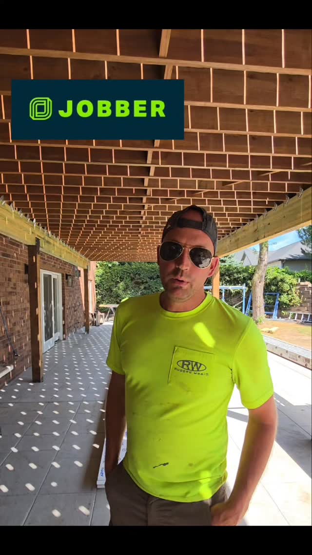 Instagram post by @promes_construction for Jobber. Caption reads: @jobber 
#getjobber.