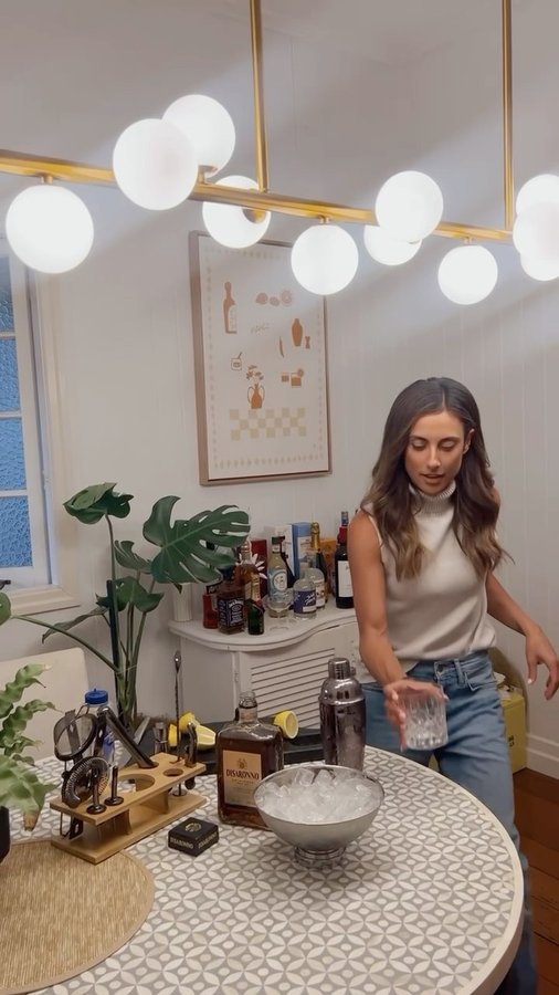 Instagram post by @kerrybalbuziente for Disaronno. Caption reads: Happy World Amaretto Day! To celebrate, I’ve....