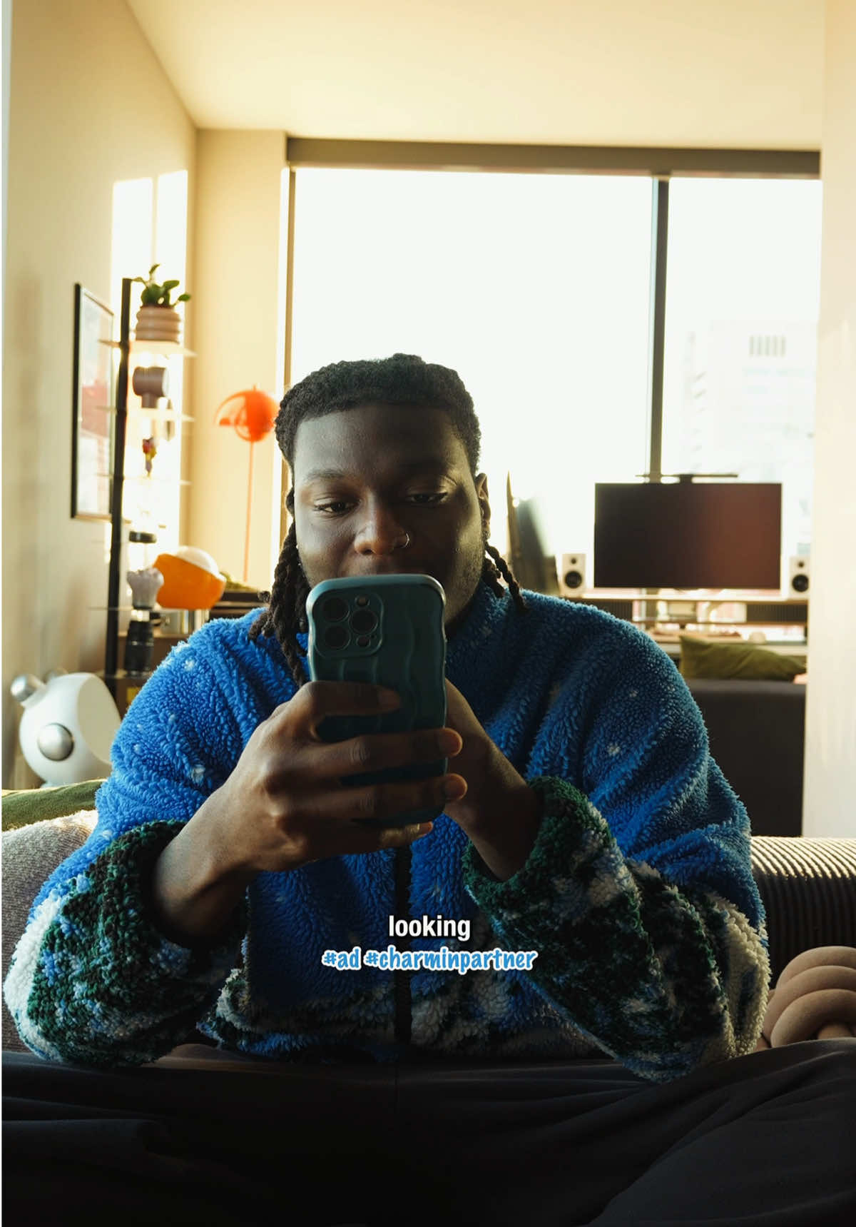 TikTok post by @shaquillewynter_ for Charmin. Caption reads: #ad #CharminPartner Comment “Charmin” to get 20%....