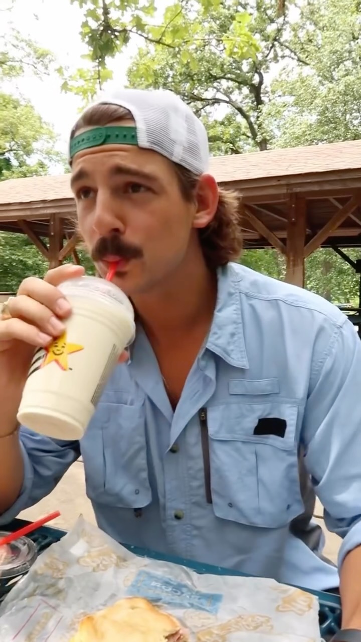 Instagram post by @notjohnsansone for Hardee's. Caption reads: Spotted some rare species for you: the Hardees....